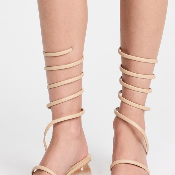 Cult Gaia Freya ball heel nude sandals 8.5 - Picture 2 of 9